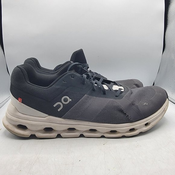 On Cloudrunner Mens 13 Running Shoes Black Gray Sneakers Athletic Casual main image 7